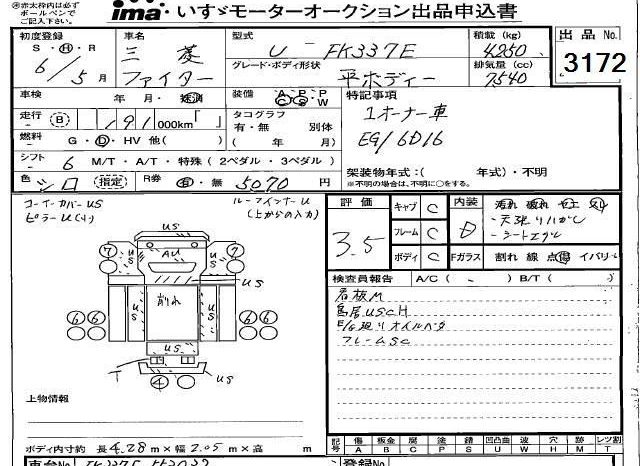 MITSUBISHI FUSO FIGHTER TRUCK full