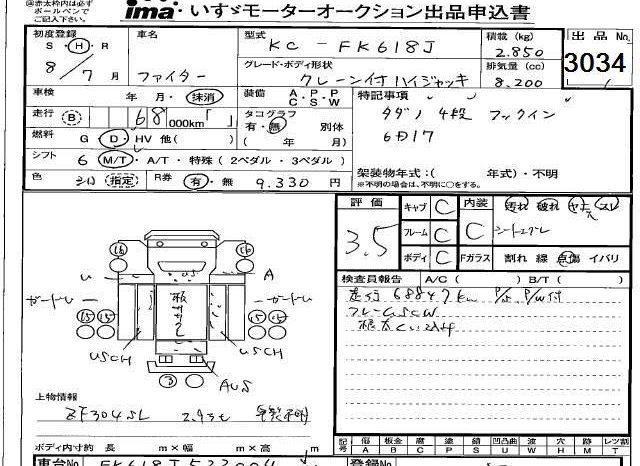 MITSUBISHI FUSO FIGHTER TRUCK full