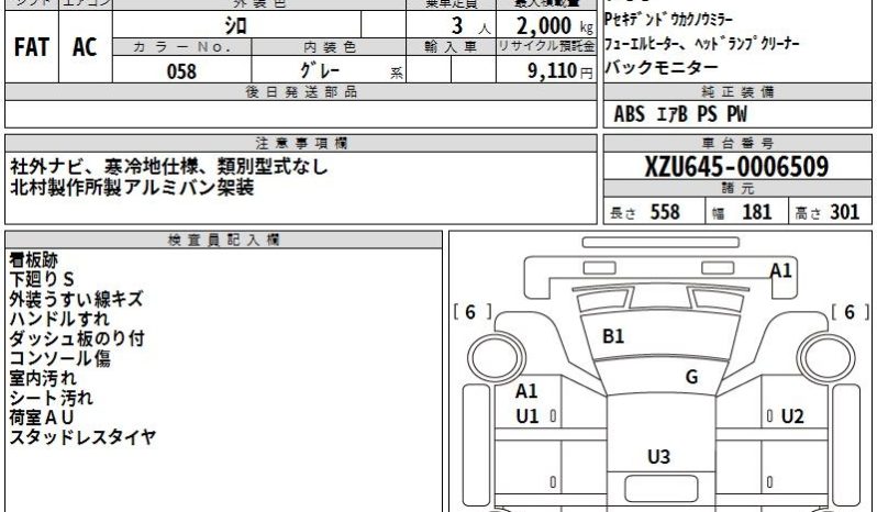 TOYOTA DYNA TRUCK full