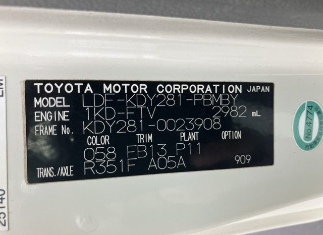 TOYOTA DYNA TRUCK full