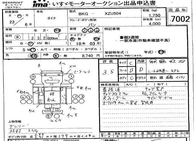 TOYOTA DYNA TRUCK full
