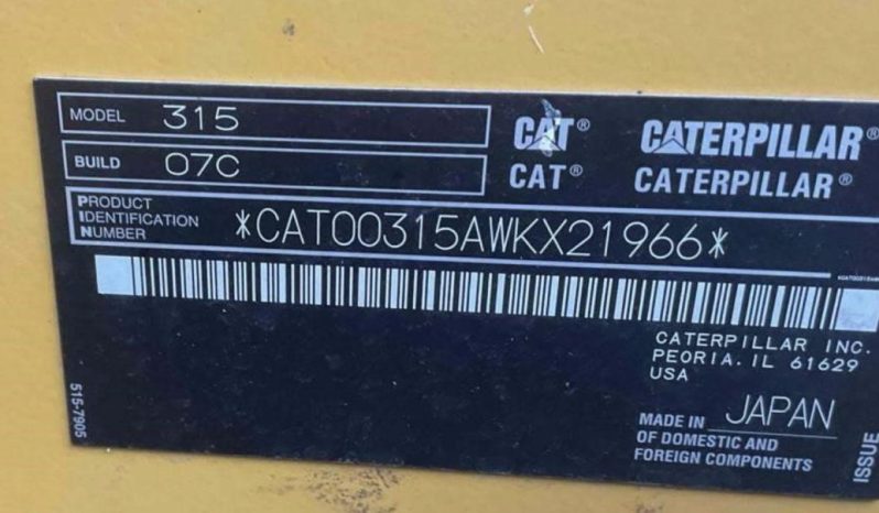 CATERPILLAR 315D2 ~ REGA full