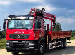 SINOTRUK HOWO CRANE TRUCK full