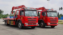 FAW CRANE TRUCK full